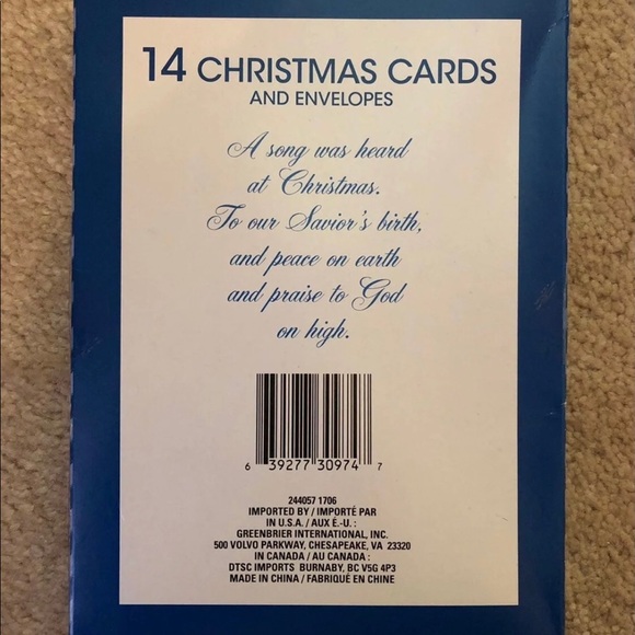 NWT Box (14) of Christmas Cards - Picture 2 of 11